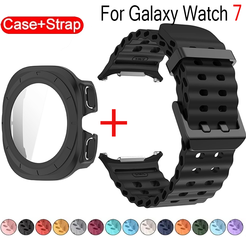 Samsung Smartwatch Ultra Accessories - Чехол из закаленного стекла + ремешок