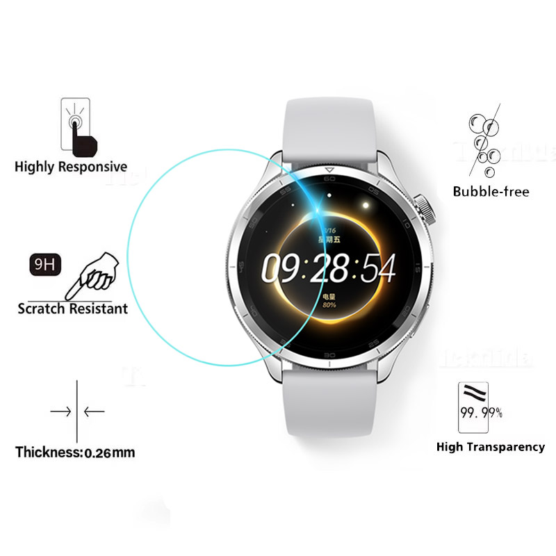 Защитная пленка из закаленного – обзор и цена Xiaomi Smartwatch S4 Accessories