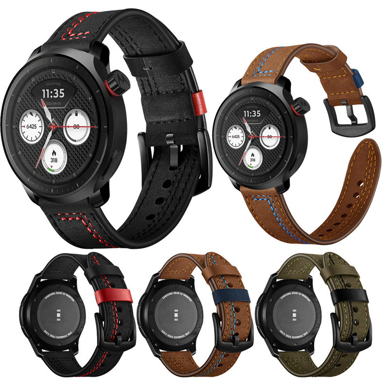 Кожаный ремешок для часов Moto – обзор и цена Motorola Smartwatch Accessories