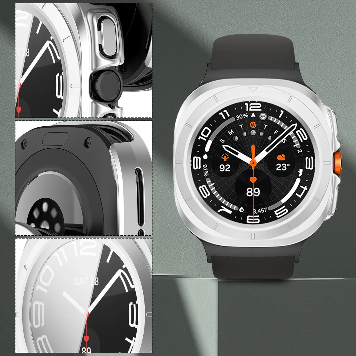 Чехол из закаленного стекла +  – обзор и цена Samsung Smartwatch Ultra Accessories